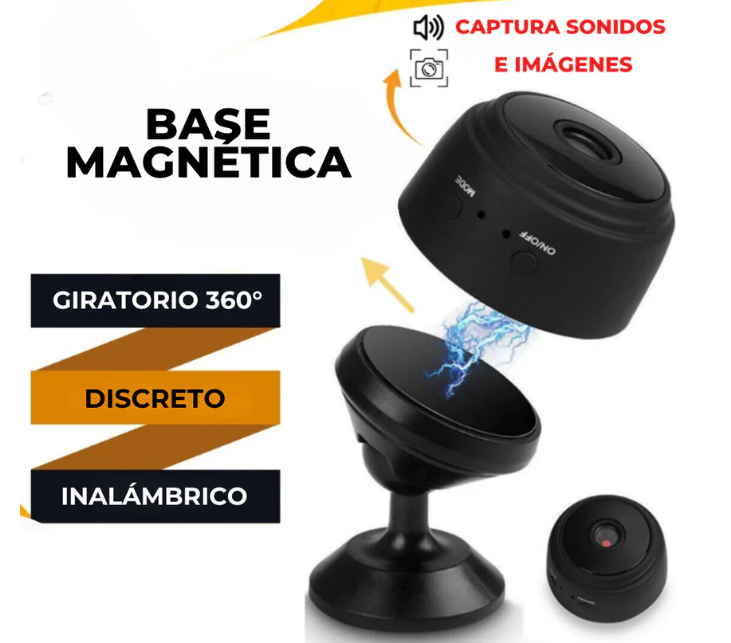 (COMPRA 1 Y LLEVA 2) Mini Cámara Espía Mango Vision + Regalo Sorpresa [1080P ULTRA HD]